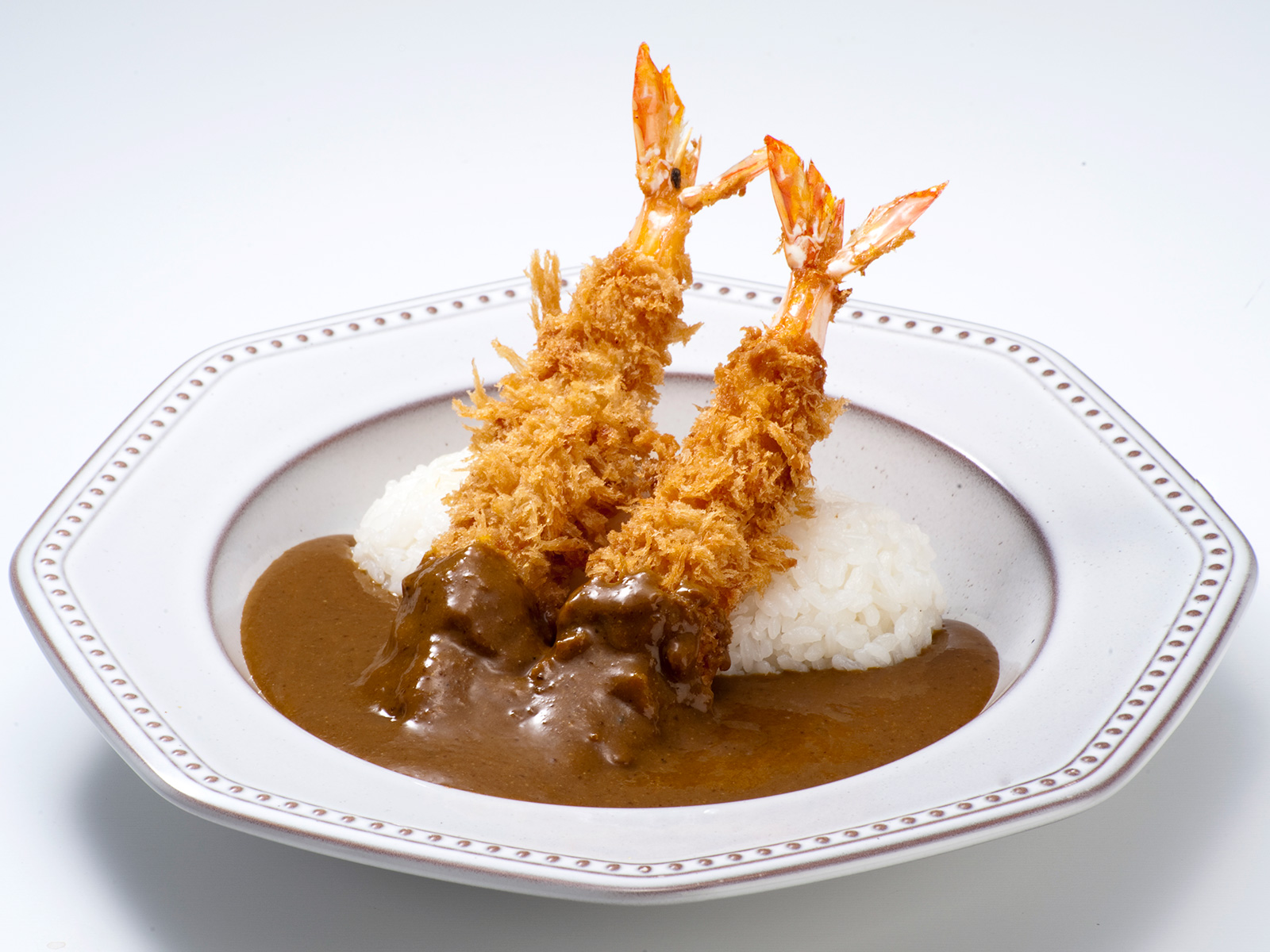 プリプリの天然エビフライカレー